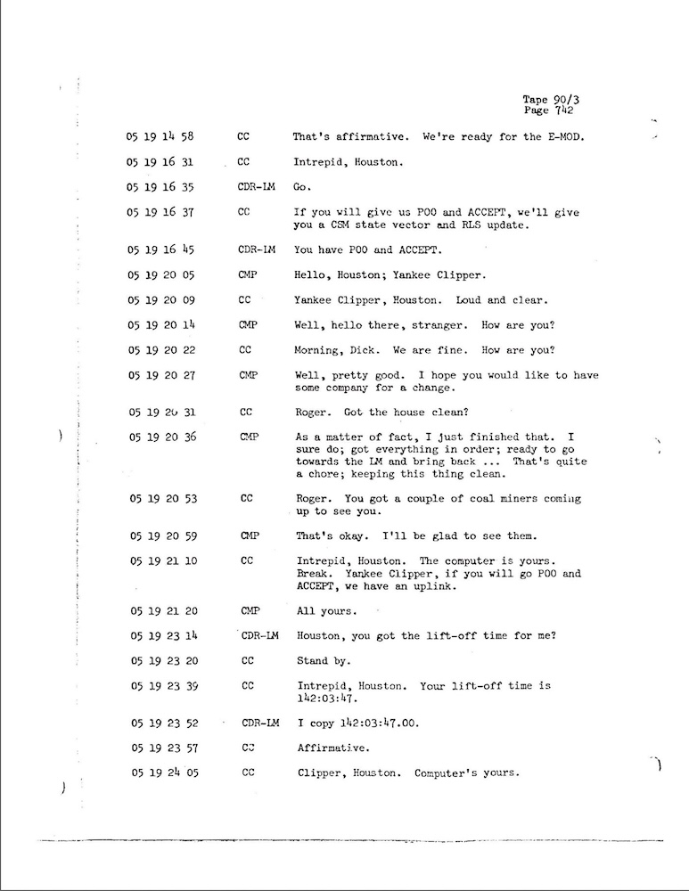 NASA-UAP-D1, Apollo 12 Transcript, 1969